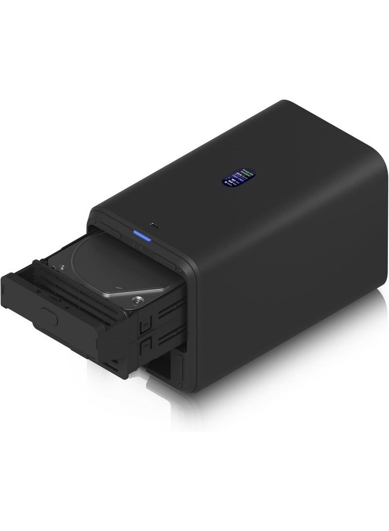 UniFi Ubiquiti UNAS 2 UniFi 2-Bay Network Attached Storage - Black - Image 2